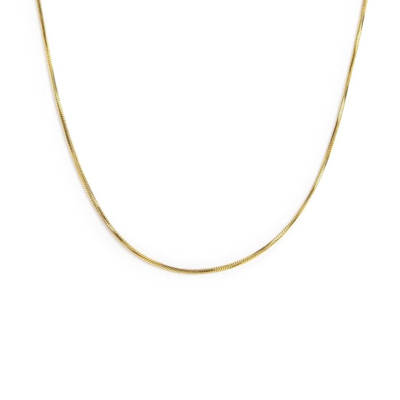 MARLU -Collana catena snake quadrata