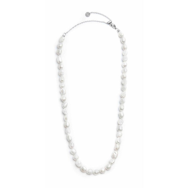 MARLU -Collana con perle di fiume masticate