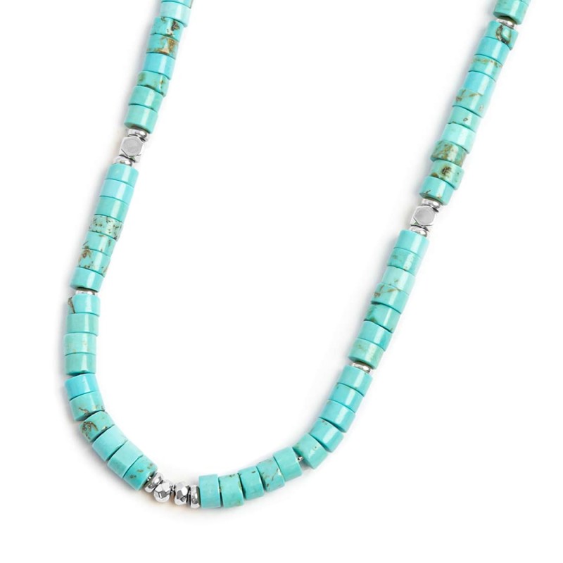 MARLU -Collana con pietre a rondelle