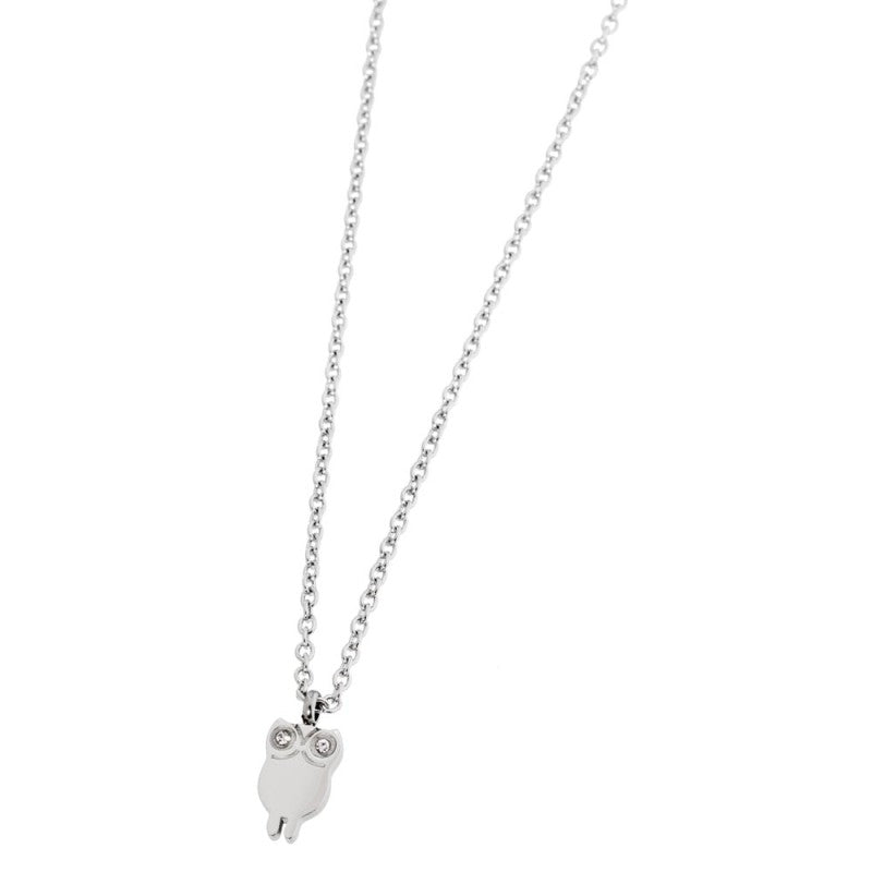 MARLU -Collana gufo con cristalli