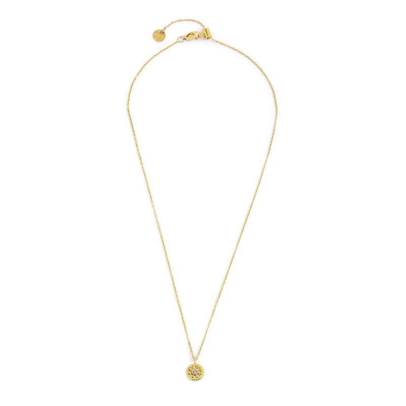 MARLU -Collana medaglietta sole pendente