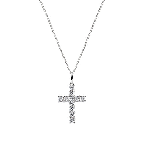 AMEN - COLLANA CROCE CON ZIRCONI
