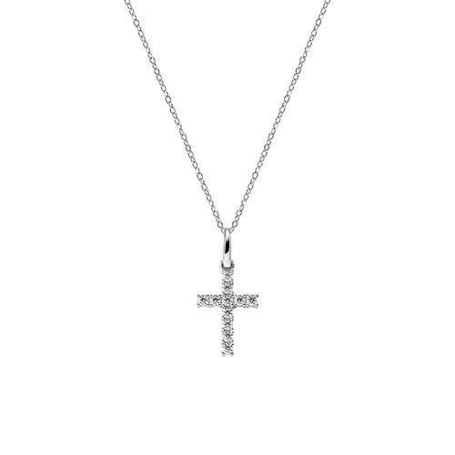 AMEN - COLLANA CROCE ORO 9 KT