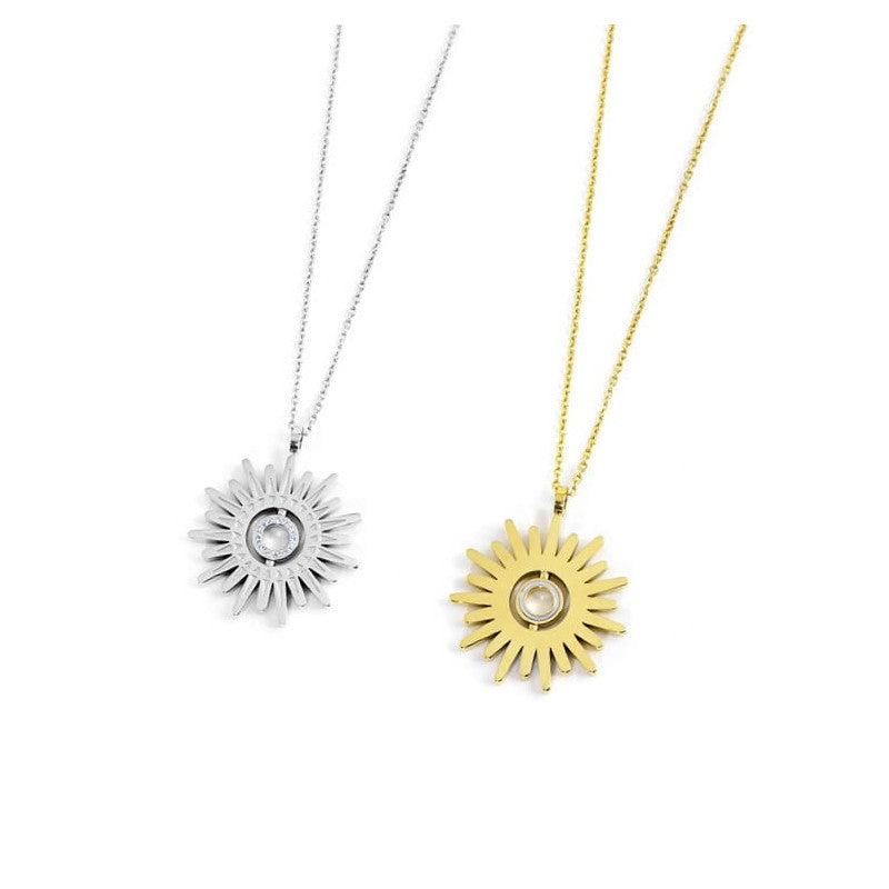 MARLU - Collana sole pendente 30mm