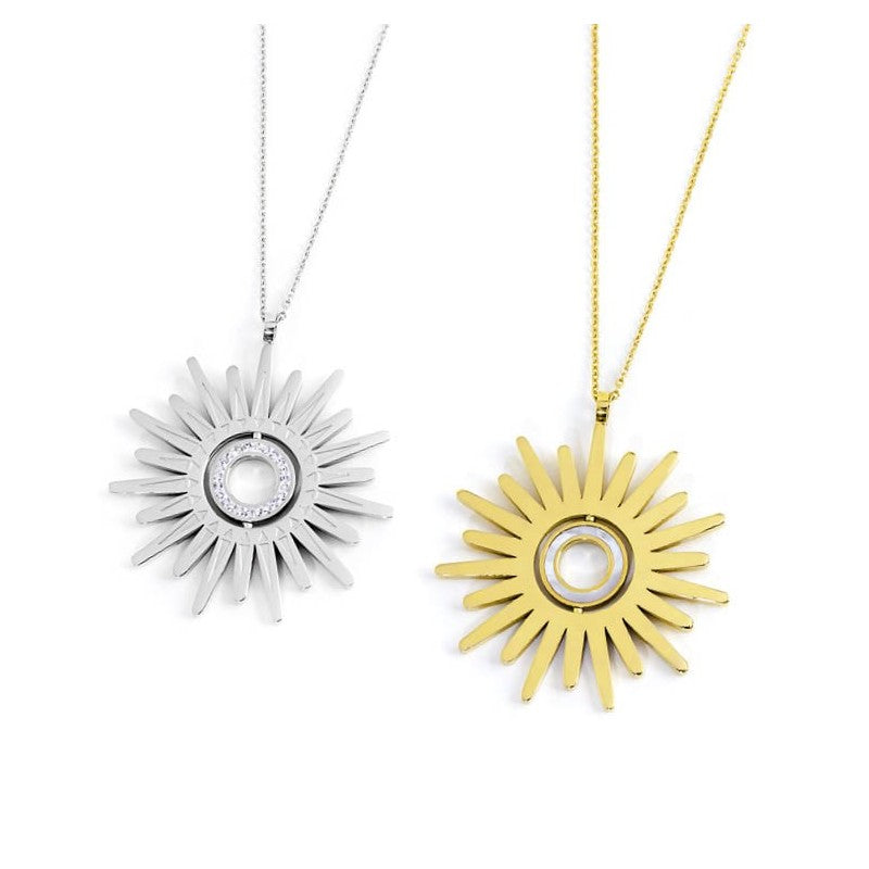 MARLU - Collana sole pendente 50mm