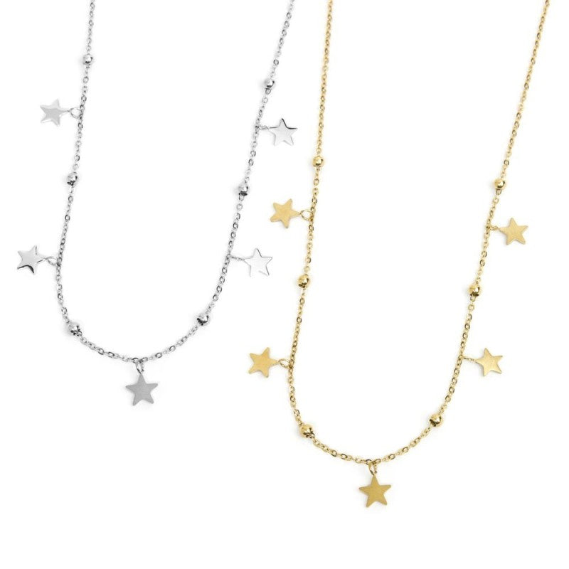 MARLU -Collana stelle pendenti