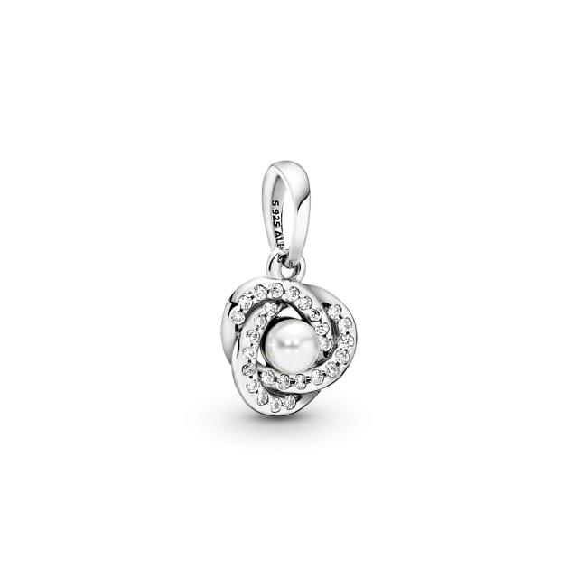 PANDORA - PENDENTE NODO D'AMORE CON COLLANA