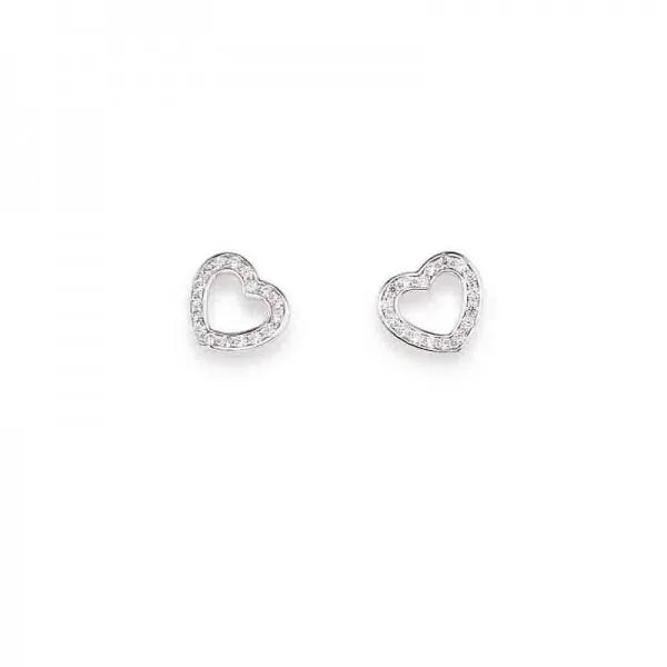 PREZIOSI ARGENTO 925 - Orecchini Donna Cuore