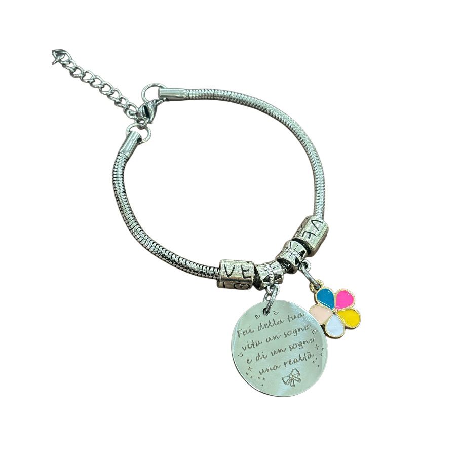 LUCA BARRA - Bracciale FAI DELLA TUA VITA UN SOGNO