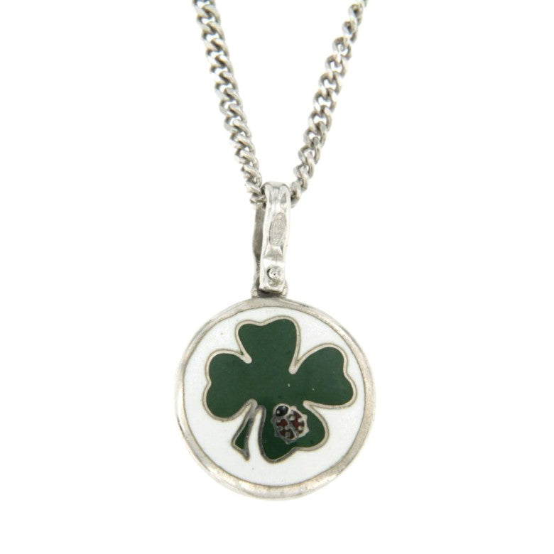 COLLANA CON PENDENTE QUADRIFOGLIO