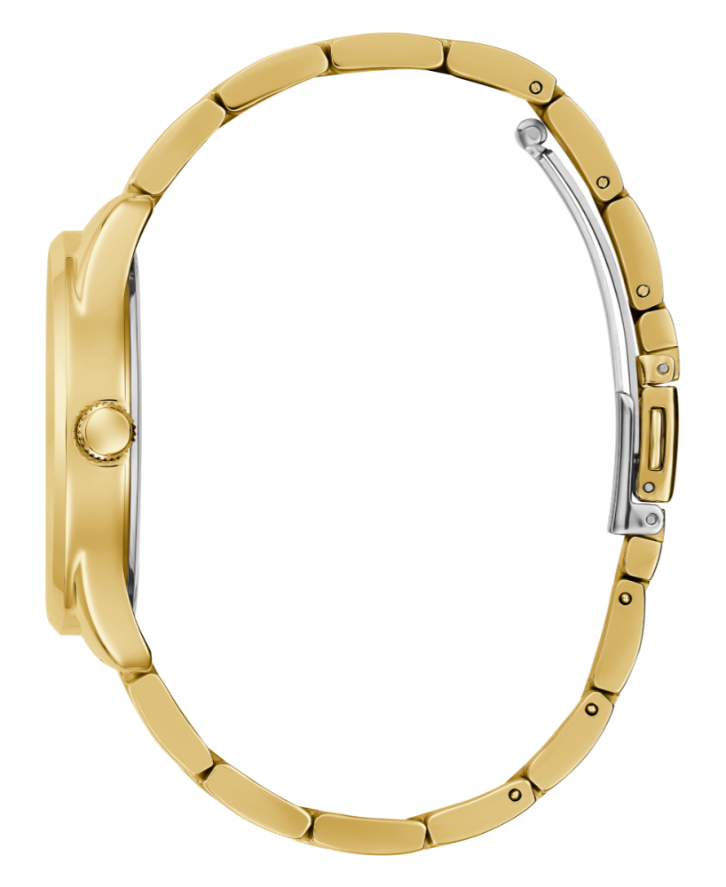 GUESS- Orologio Emblem Acciaio Gold