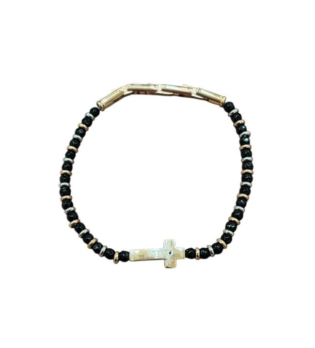 BROSWAY- Bracciale con perle nere