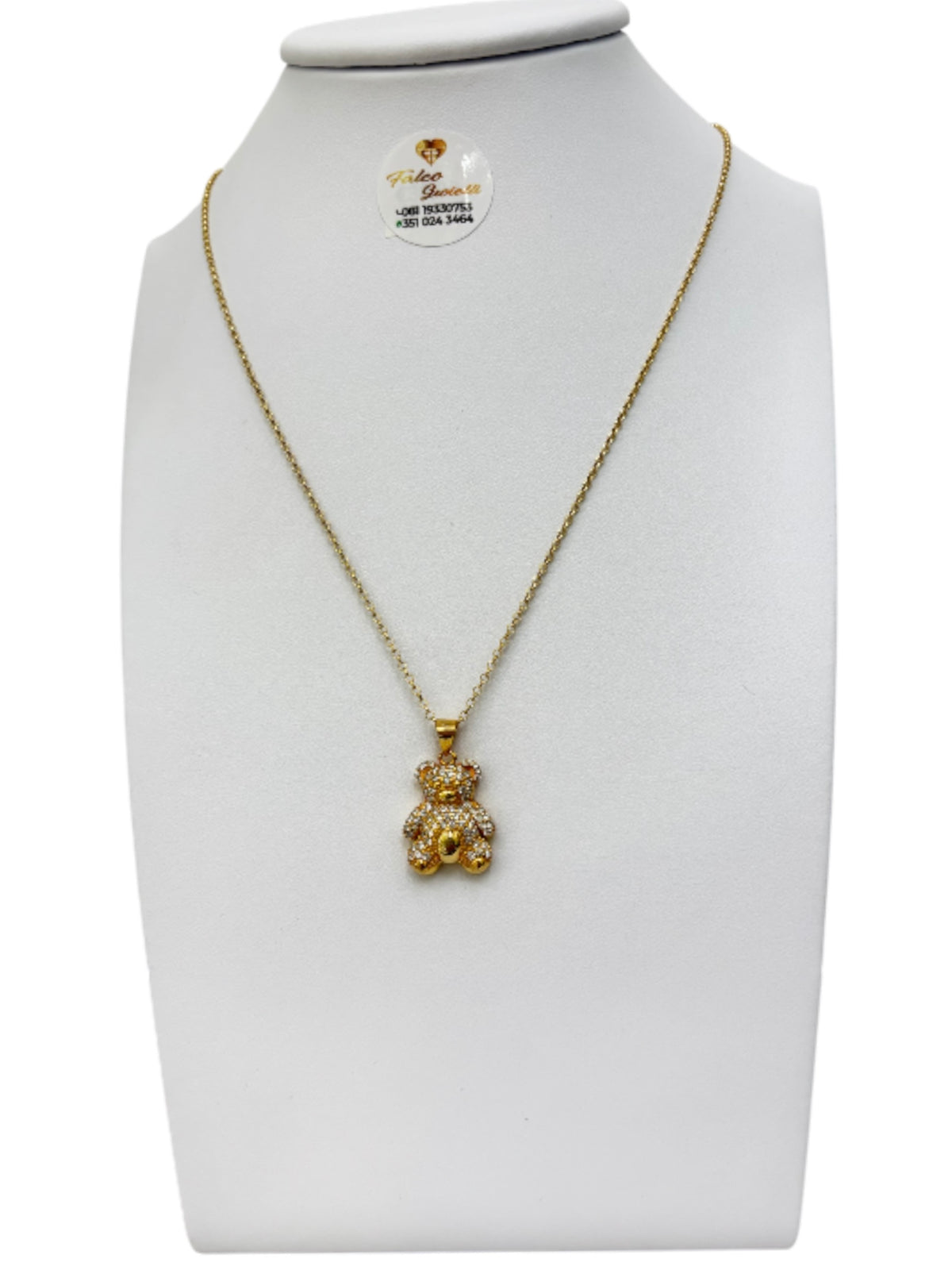 PREZIOSI ARGENTO-Orsetto Teddy Mini Swarovski