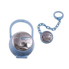 ROBERTO BARRA-Set portaciuccio bimbo celeste argento 925