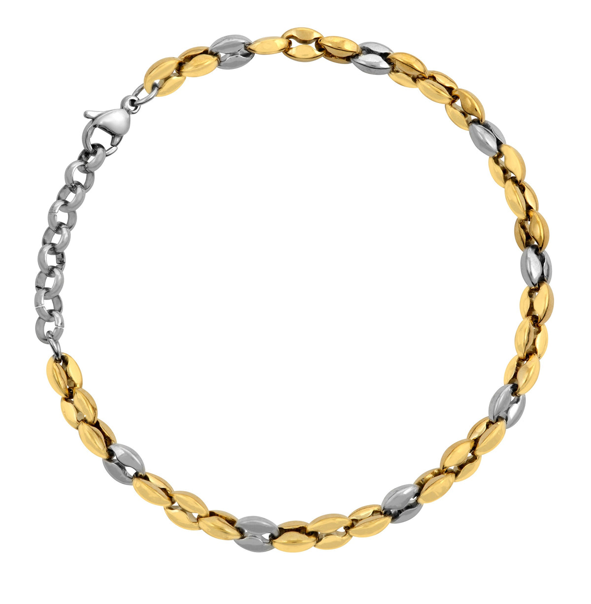 Bracciale bicolore originale in acciaio MLJ324