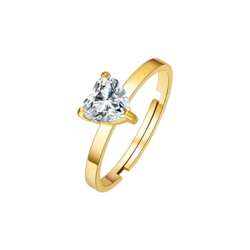 LUCA BARRA-Anello Donna cuore argento