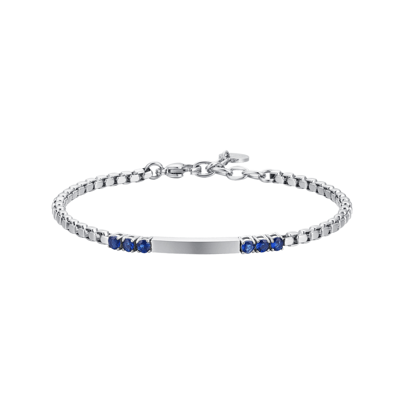 LUCA BARRA-BRACCIALE UOMO IN ACCIAIO