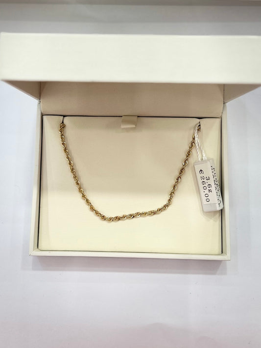 Collana in oro funetta - Oro18kt