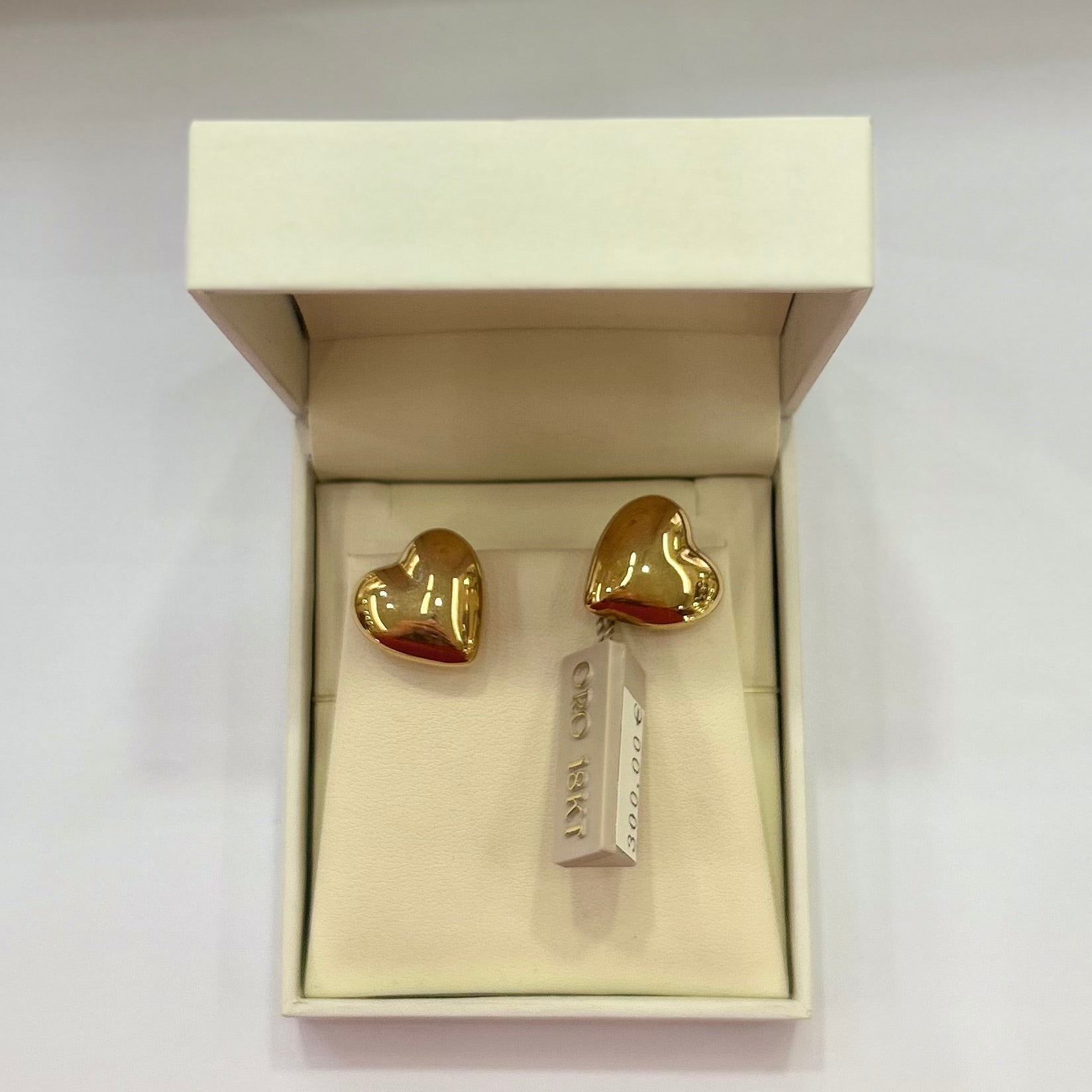FALCO GIOIELLI - ORECCHINI CUORE BOMBATO