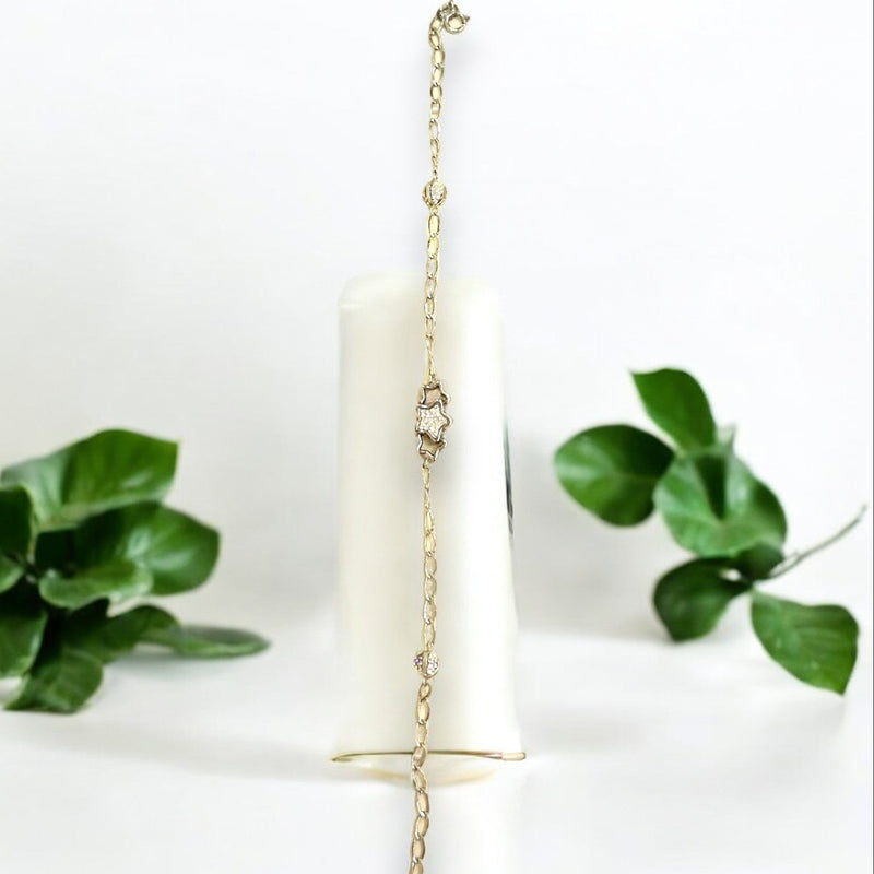 Bracciale Stellina in Oro 18kt – circa 1,7 gr