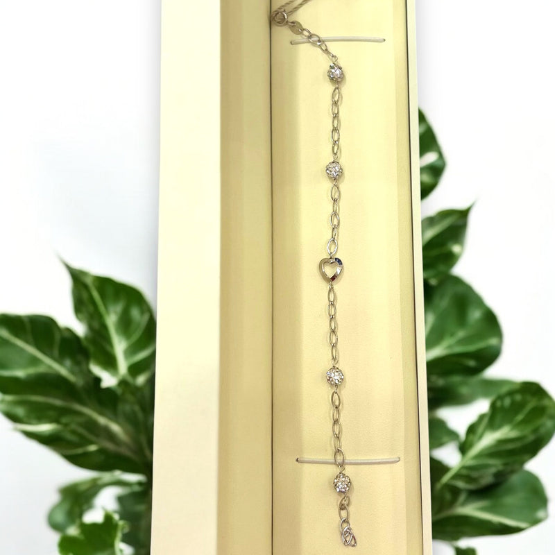 Bracciale Cuoricino in Oro 18kt – circa 1,6 gr
