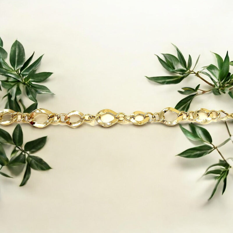 Bracciale Maglia Anellata in Oro 18kt – circa 5 gr