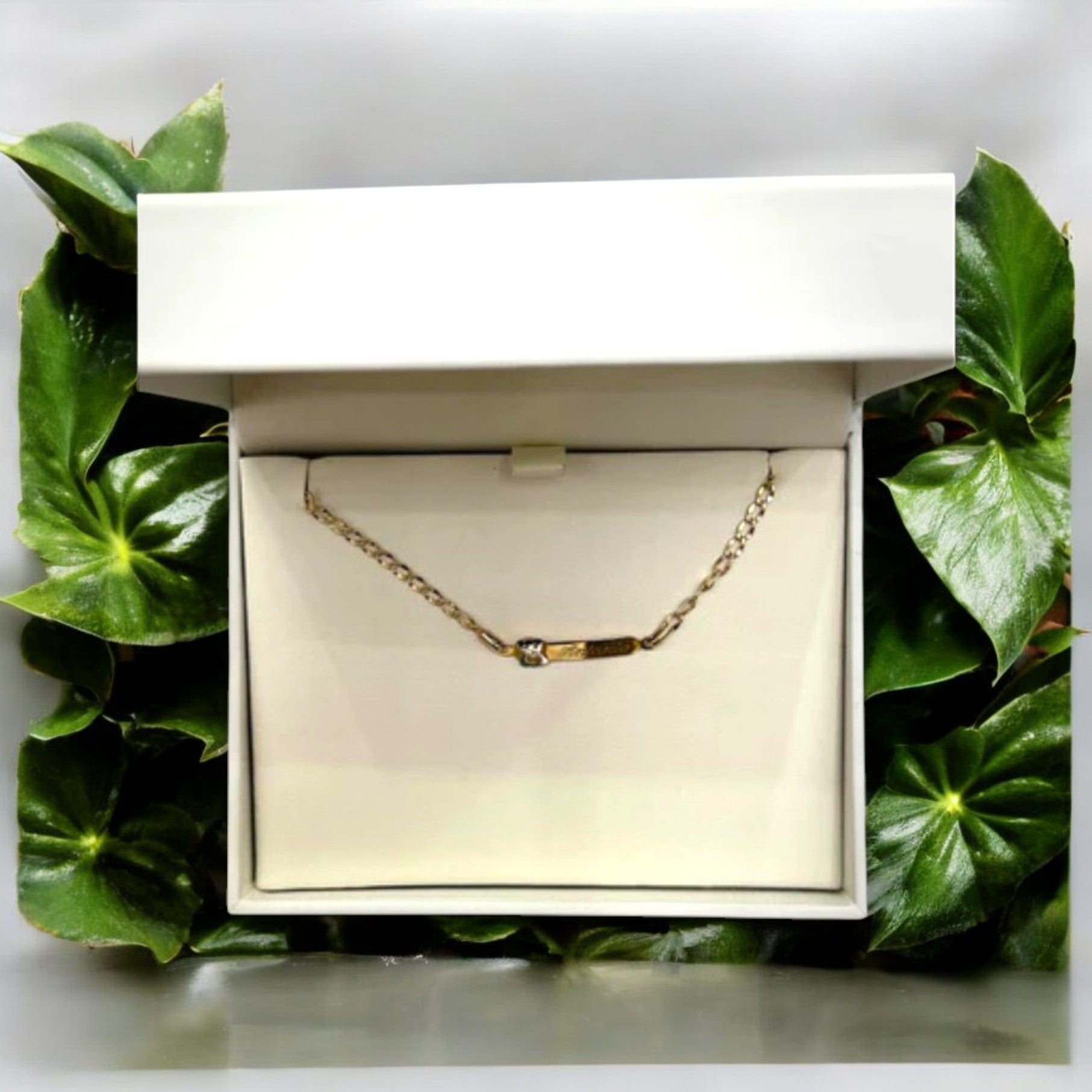 Bracciale baby in oro 18 kt - targhetta