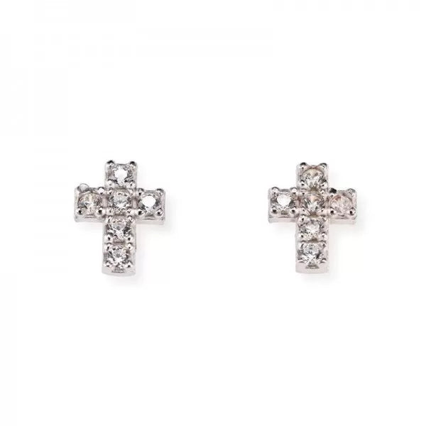 PREZIOSI ARGENTO 925  - Orecchini Croce