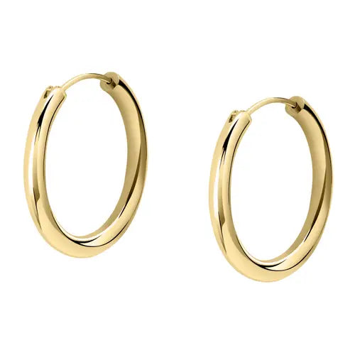 LUCA BARRA-Orecchini a Cerchio in Argento 925 7MM