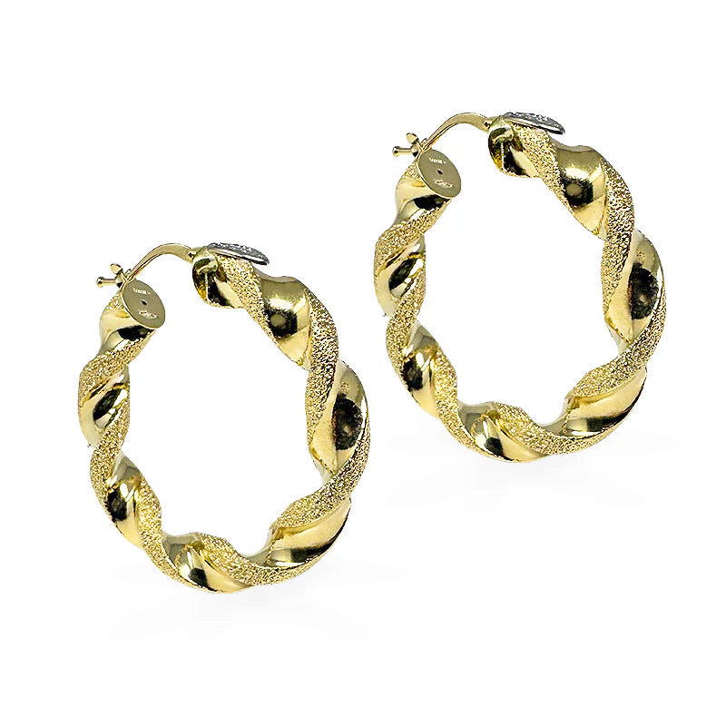 FALCO GIOIELLI - Cerchi intreccio in Oro18kt - Mary - Oro18kt - 4,5 gr.