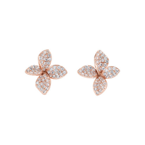 PREZIOSI ARGENTO 925 - ORECCHINI FIORE