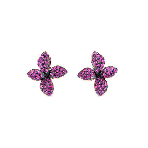 PREZIOSI ARGENTO 925 - ORECCHINI FIORE