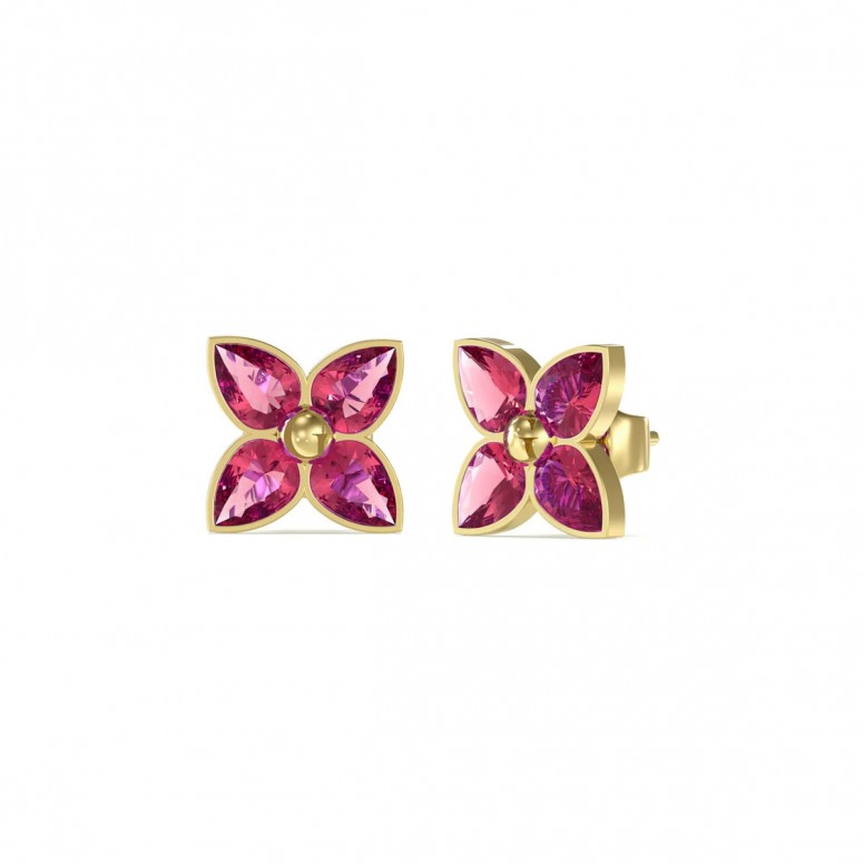 GUESS - Orecchini Guess Donna A Lobo Con Fiore Studs Party