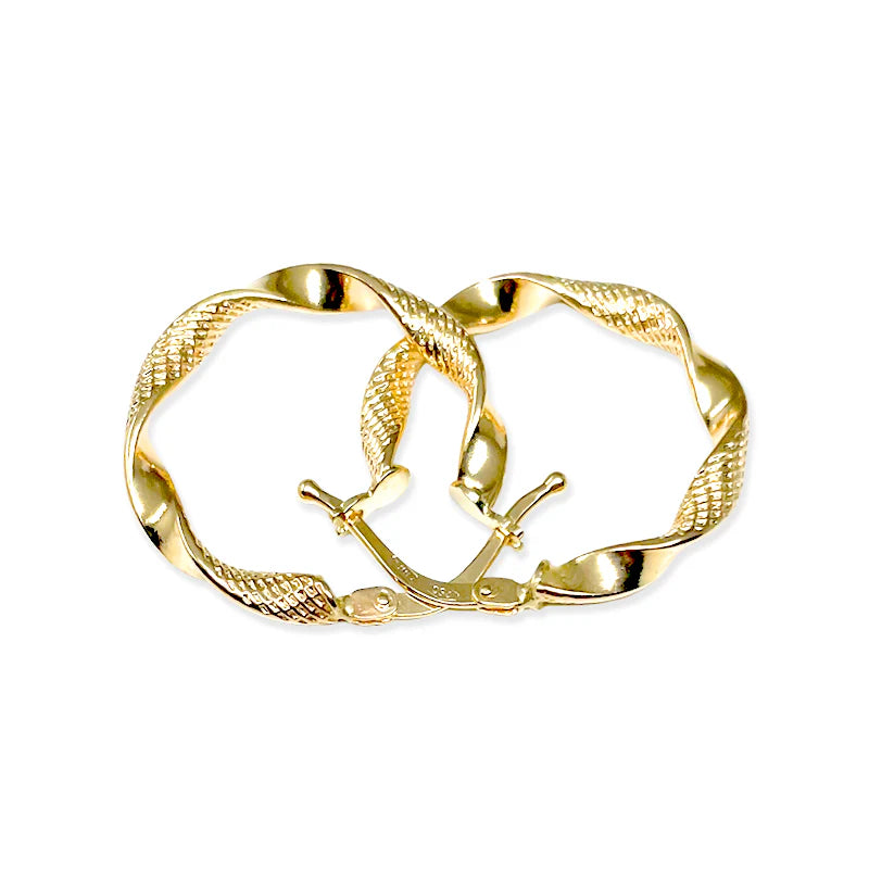 FALCO GIOIELLI  - Cerchi Intreccio in Oro - Oro18kt