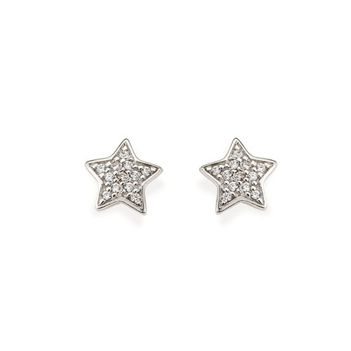 PREZIOSI ARGENTO 925- Orecchini Star