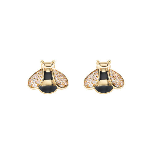 PREZIOSI ARGENTO 925- Orecchinia Ape Dorata