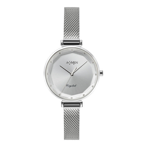 PREZIOSI ARGENTO 925- Orologio Crystal Argentato