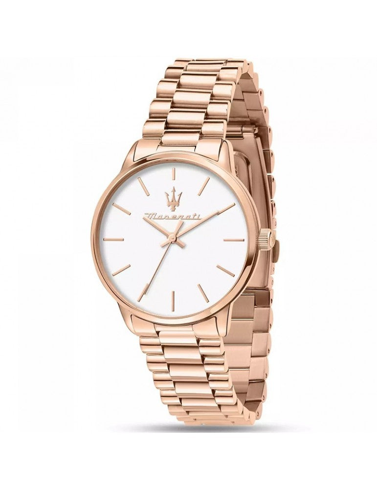 MASERATI-Orologio Maserati Donna - Royale Solo Tempo 36mm Rose Gold Bianco
