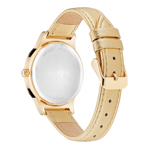 PREZIOSI ARGENTO 925- Orologio Mirror Dorato