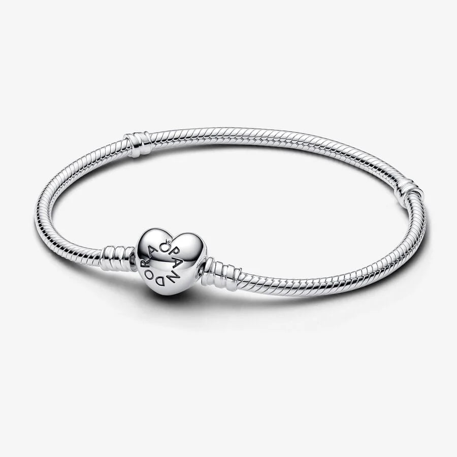 bracciale moments con chiusura a cuore