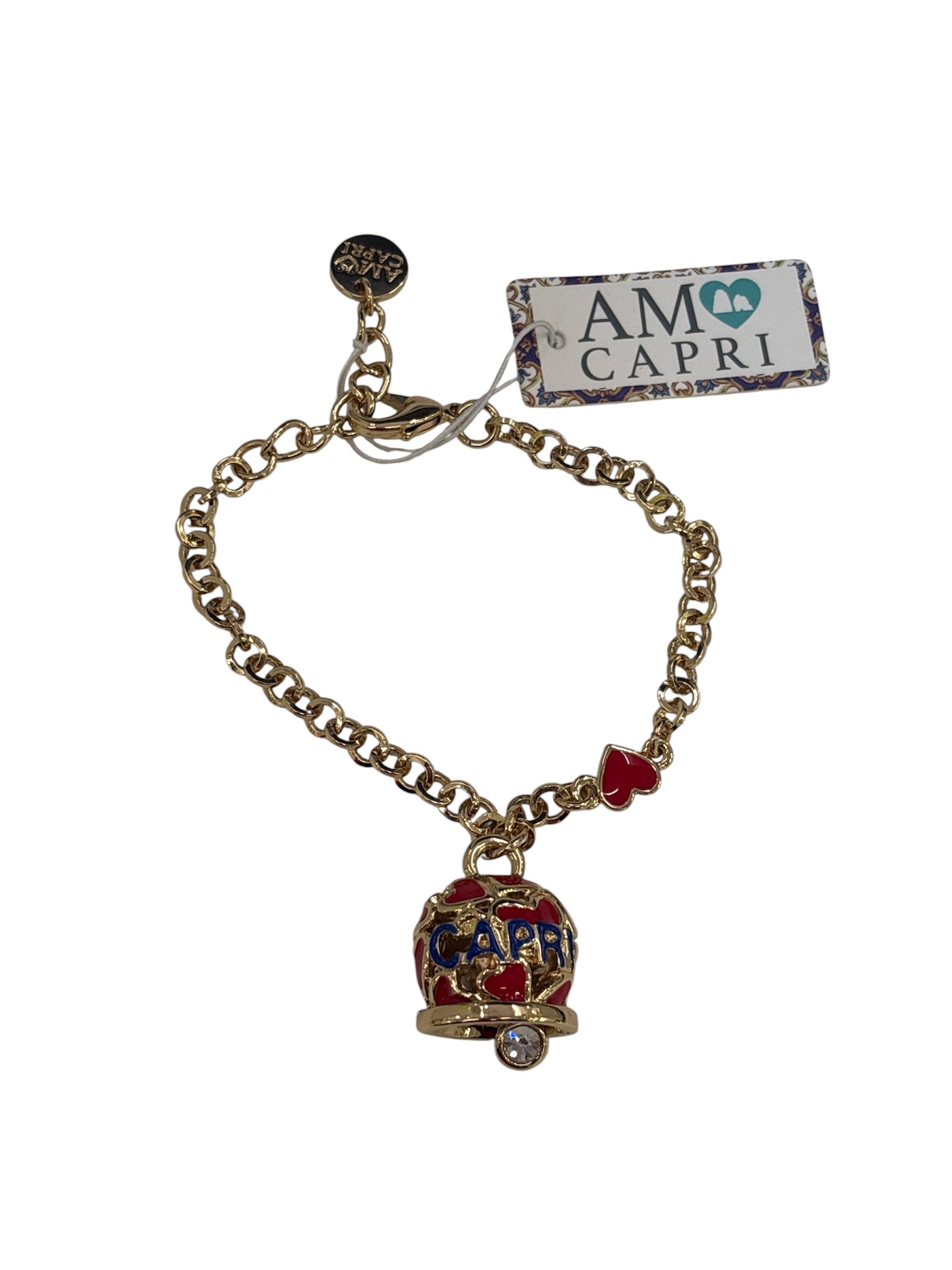 BY SIMON-Bracciale Campana ROSSA