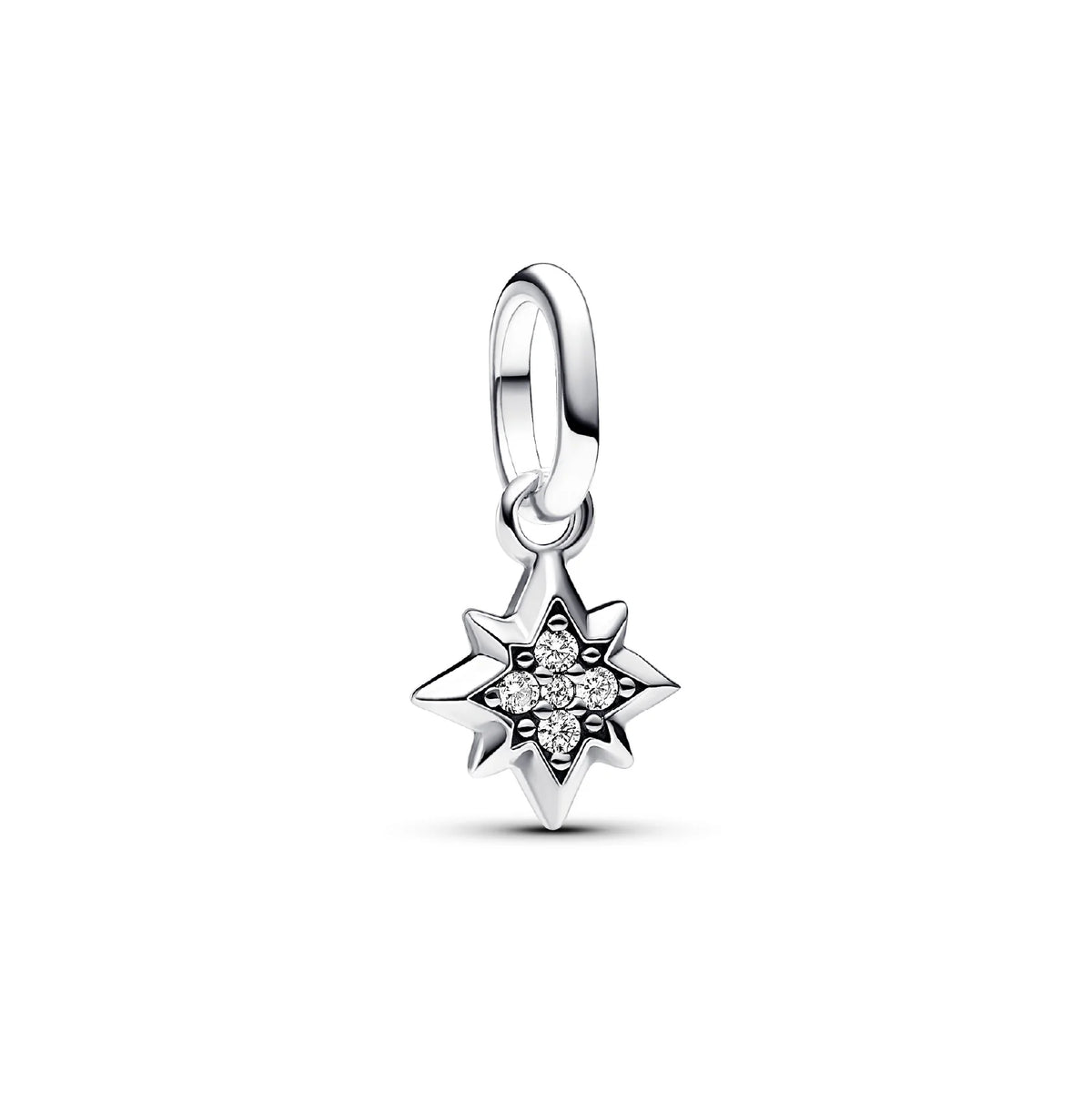 PANDORA-Charm stella pendente con strass