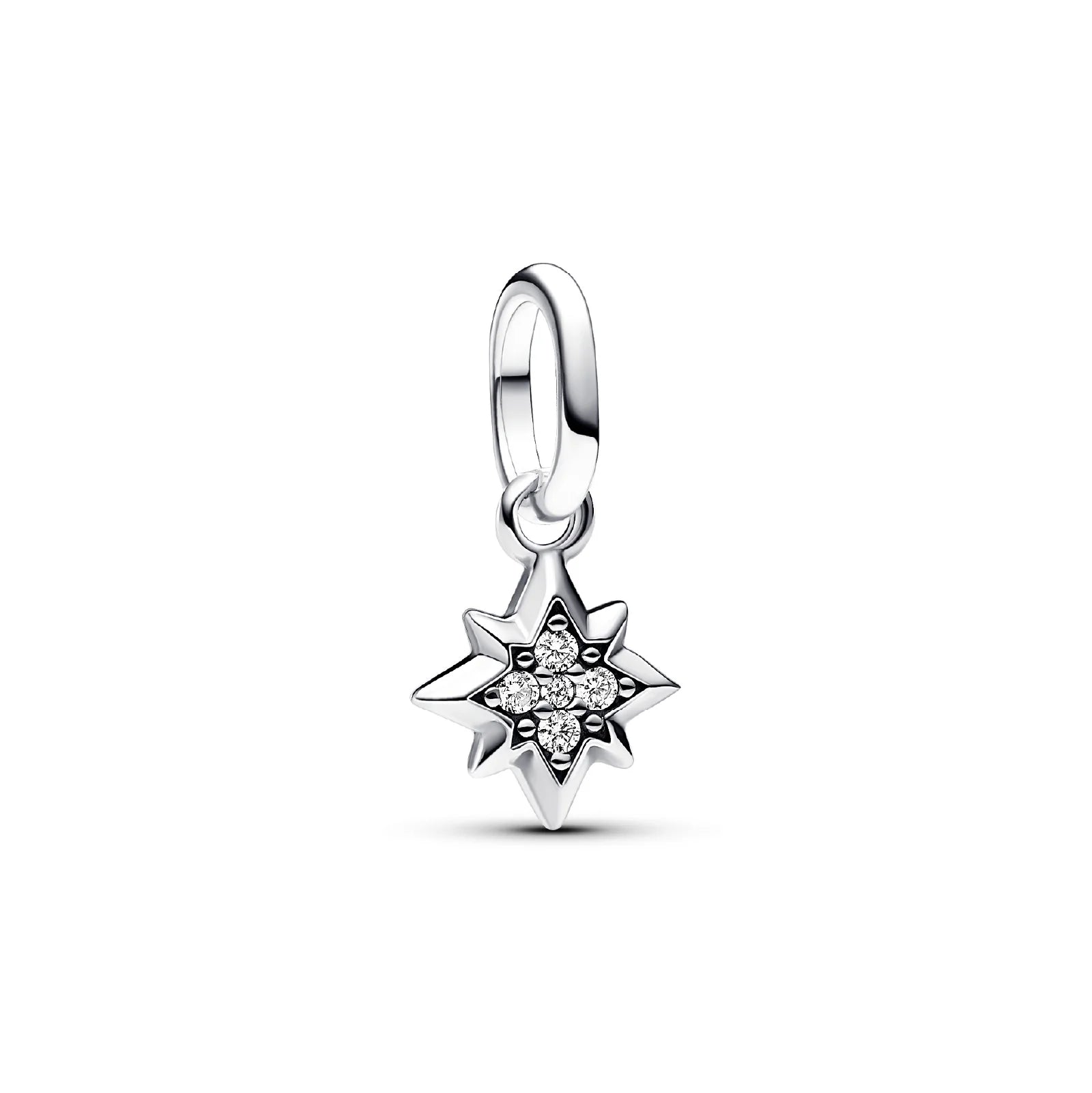 PANDORA-Charm stella pendente con strass