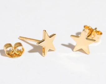 PREZIOSI  ARGENTO 925 - PICCOLA STELLA - FINITURA ORO